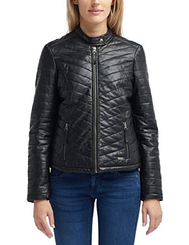 MUSTANG Damen Lederjacke Henrietta Black XS von MUSTANG