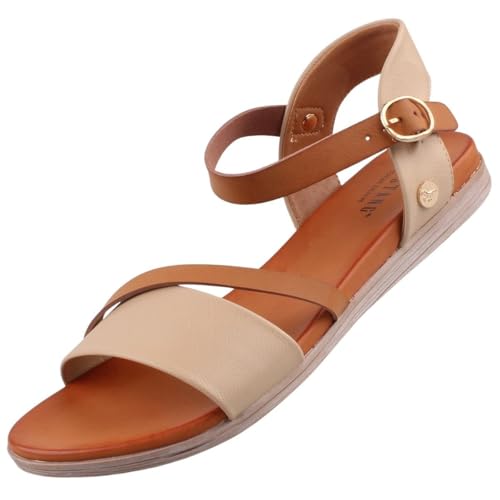 MUSTANG Damen Sandalen Ivory EU 38 MUSTANG Damen Sandalen Ivory EU 38 von MUSTANG