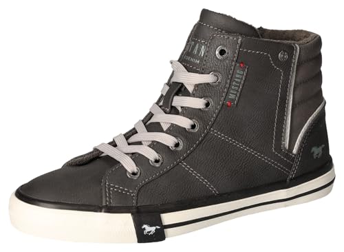 MUSTANG Damen Schuhe High Top Sneaker 1146-526-259 Graphit 42 von MUSTANG