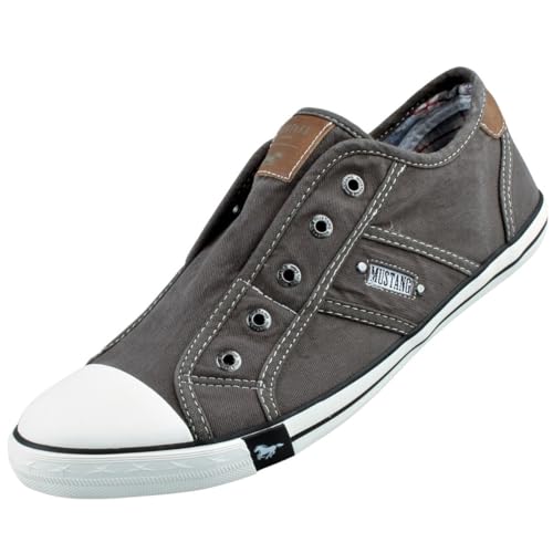 MUSTANG Damen Sneaker Grau/Anthrazit, Schuhgröße:EUR 41 von MUSTANG