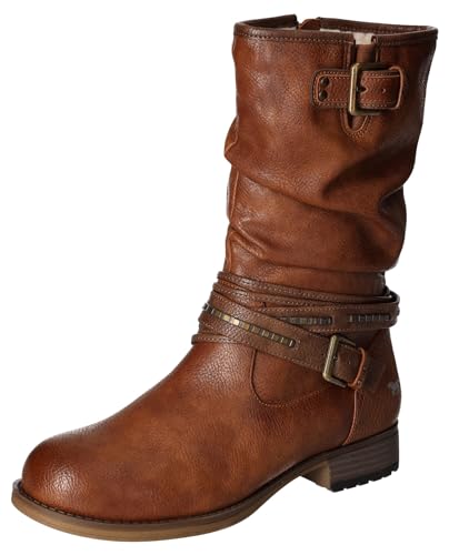 MUSTANG Damen Stiefel, Cognac, 36 EU von MUSTANG