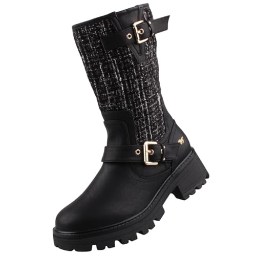 MUSTANG Damen Stiefel Schwarz EU 40 MUSTANG Damen Stiefel Schwarz EU 40 von MUSTANG