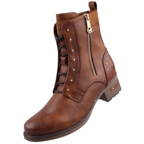 MUSTANG Damen Stiefelette Braun EU 40 von MUSTANG