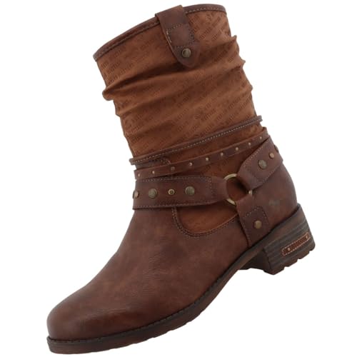 MUSTANG Damen Stiefelette Rust EU 40 von MUSTANG