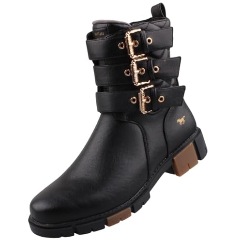 MUSTANG Damen Stiefelette Schwarz EU 40 MUSTANG Damen Stiefelette Schwarz EU 40 von MUSTANG