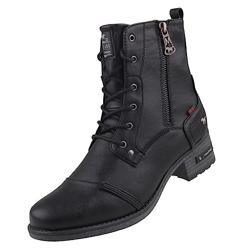 Mustang Damen Stiefeletten Schwarz, Schuhgröße:EUR 45 von Mustang