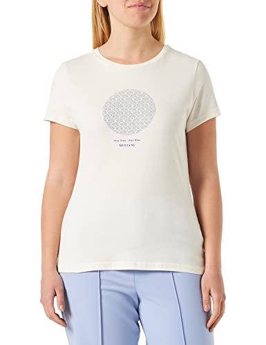 MUSTANG Damen Style Alexia C Chestprint T-Shirt, Whisper White 2013, M von MUSTANG
