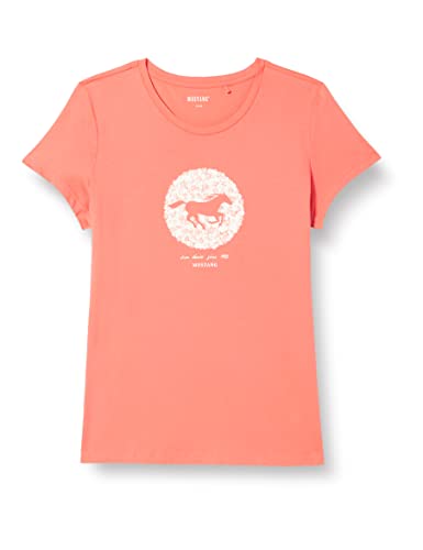 MUSTANG Damen Style Alexia C Print T-Shirt, Porcelain Rose 8204, S von MUSTANG