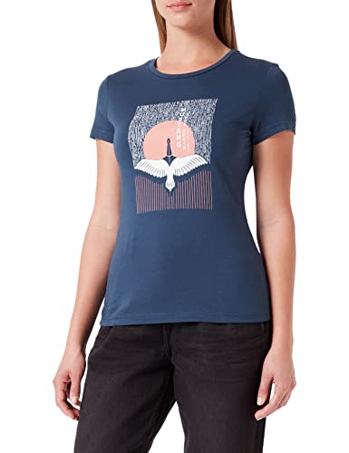 MUSTANG Damen Style Alexia C Print T-Shirt, Spellbound 5429, 4XL von MUSTANG