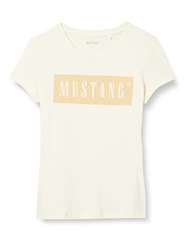 MUSTANG Damen Style Alexia C Print T-Shirt, Whisper White 2013, XL von MUSTANG