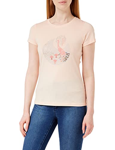 MUSTANG Damen Style Alina C Print T-Shirt, Bisque 7262, L von MUSTANG