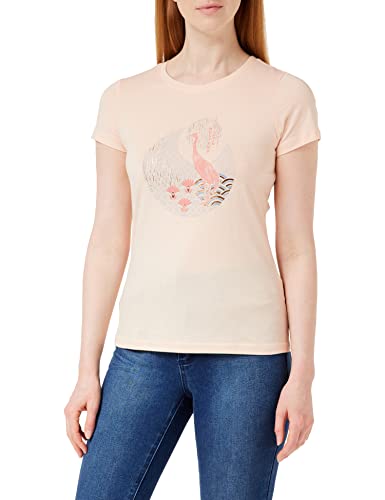 MUSTANG Damen Style Alina C Print T-Shirt, Bisque 7262, XXL von MUSTANG