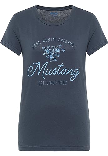 MUSTANG Damen Halbarm-Shirt Print-Shirt von MUSTANG