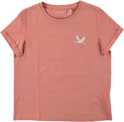 MUSTANG Damen Style Alina C Print T-Shirt, Desert Sand 7261, L von MUSTANG
