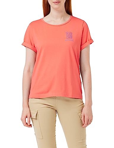 MUSTANG Damen Style Alina C Print T-Shirt, Porcelain Rose 8204, L von MUSTANG