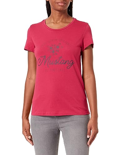 MUSTANG Damen Style Alina C Print T-Shirt, Sangria 8354, XS von MUSTANG