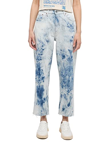 MUSTANG Damen Style Brooks Straight 7/8 Jeans, Hellblau 206, 28W / 30L von MUSTANG