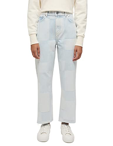 MUSTANG Damen Style Brooks Straight 7/26 Jeans, Mittelblau 402, 29W / 34L von MUSTANG