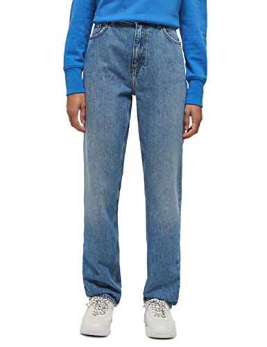 MUSTANG Damen Style Brooks Straight Jeans, Mittelblau 682, 28W / 32L von MUSTANG