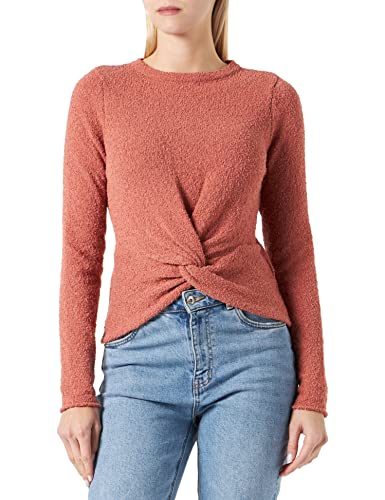 MUSTANG Damen Style Carla C Knot Pullover, Desert Sand 7261, M von MUSTANG