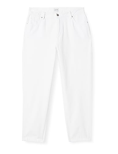 MUSTANG Damen Style Charlotte Tapered Jeans, General White 2045, 28W / 32L von MUSTANG