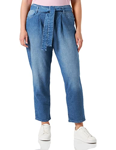 MUSTANG Damen Style Charlotte Tapered Jeans, Mittelblau 602, 25W / 32L von MUSTANG