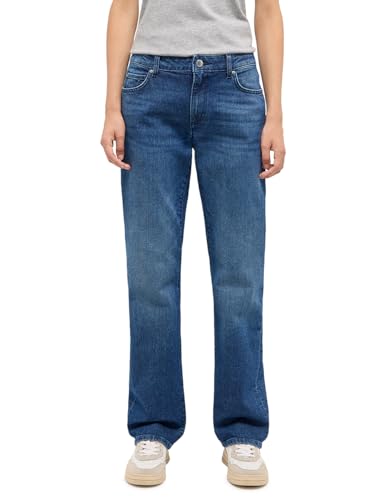 MUSTANG Damen Style Crosby Relaxed Straight Jeans, Blau, 30W / 30L EU von MUSTANG