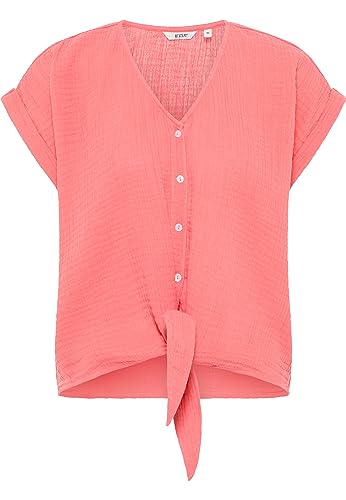 MUSTANG Damen Style ELSA Knotted Blouse Bluse, Porcelain Rose 8204, 38 von MUSTANG
