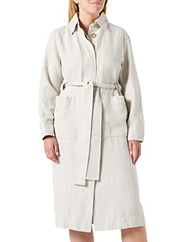 MUSTANG Damen Style Heather Trenchcoat, Whisper White Melange 2078, XL von MUSTANG