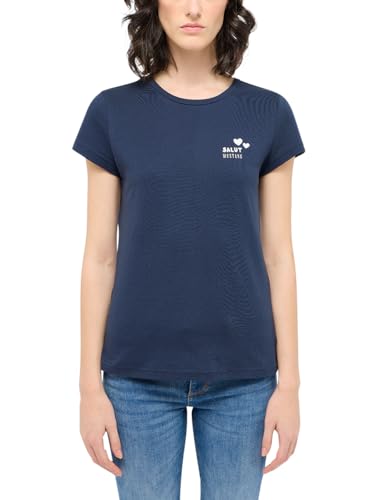 MUSTANG Damen Style Loa T-Shirt, Navy Blazer 5324, M EU MUSTANG Damen Style Loa T-Shirt, Navy Blazer 5324, M EU von MUSTANG