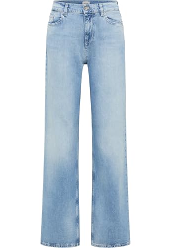 MUSTANG Damen Style Madison Wide Jeans, Mittelblau 302, 28W x 32L von MUSTANG