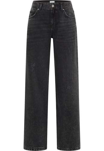 MUSTANG Damen Style Medley Wide Leg Jeans, Dunkelgrau 787, 24W x 30L von MUSTANG