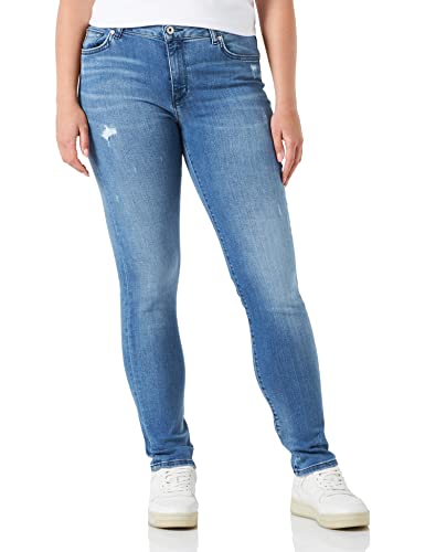 MUSTANG Damen Style Shelby Skinny Jeans, Mittelblau 585, 30W / 32L von MUSTANG