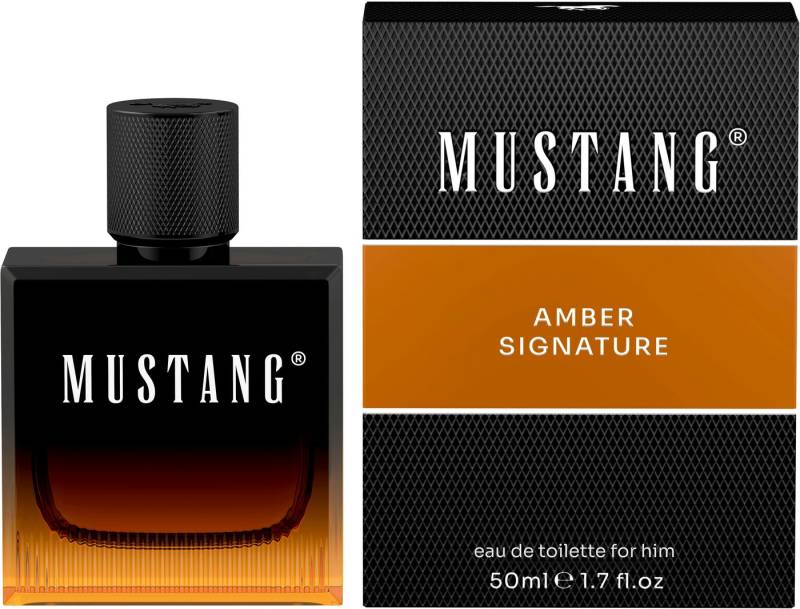MUSTANG Eau de Toilette MUSTANG AMBER SIGNATURE for him EdT 50ml von MUSTANG