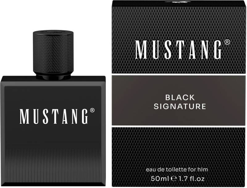 MUSTANG Eau de Toilette MUSTANG BLACK SIGNATURE for him EdT 50ml von MUSTANG