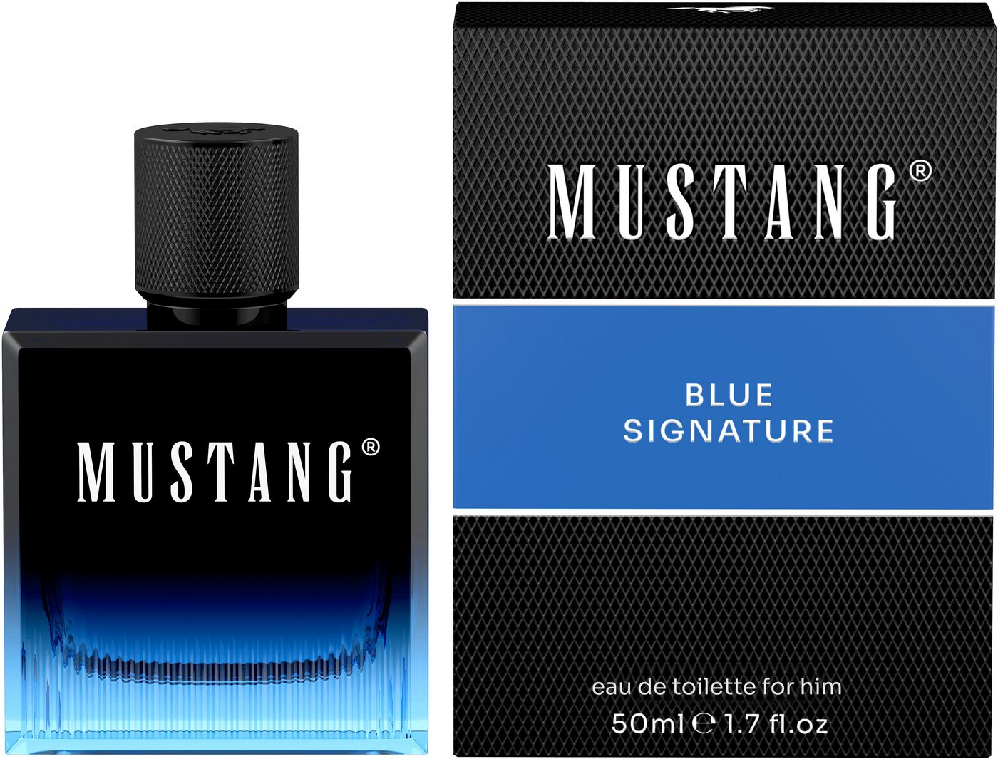 MUSTANG Eau de Toilette MUSTANG BLUE SIGNATURE for him EdT 50ml von MUSTANG