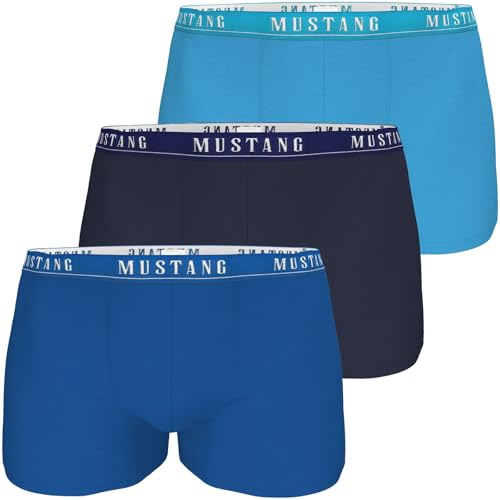 MUSTANG Elvis/Dexter Retro-Pants Herren Unterhose Boxershorts Unterwäsche 3er Pack von MUSTANG