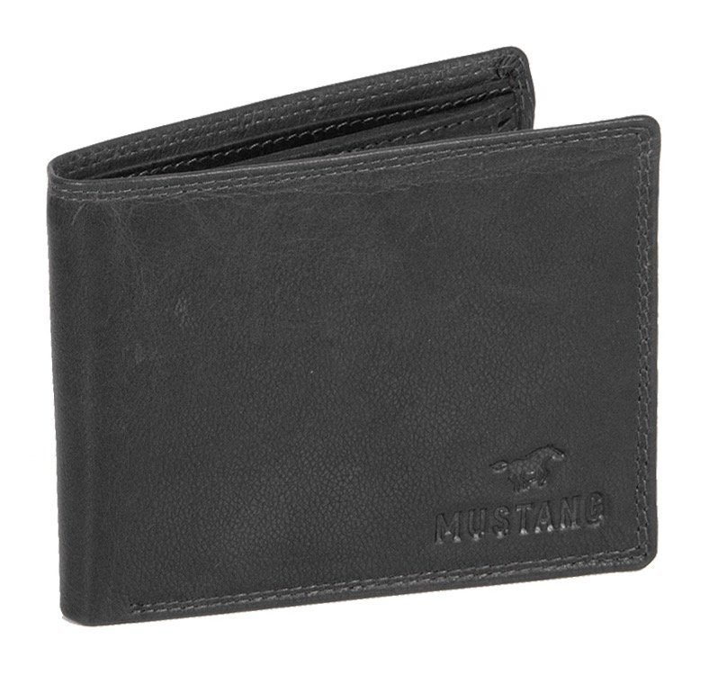 MUSTANG Geldbörse Udine, aus Leder mit Reißverschluss-Innenfach von MUSTANG