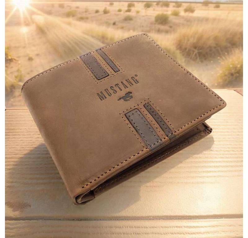 MUSTANG Geldbörse echt Leder Herren Portemonnaie mit RFID Schutz "Asti" von MUSTANG