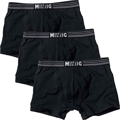 MUSTANG 3-Pack Briefs Single-Jersey Black Size XL von MUSTANG