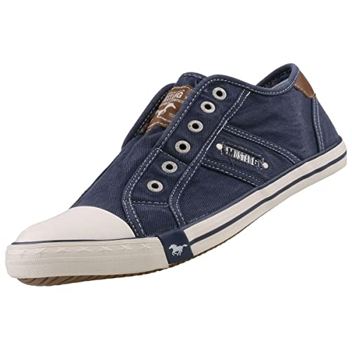 MUSTANG Herren 4058-401-800 Slipper, Blau (Dunkelblau 800), 43 EU von MUSTANG