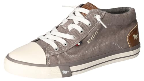 MUSTANG Herren 4072-507-2 Hohe Sneaker, grau, 45 EU von MUSTANG