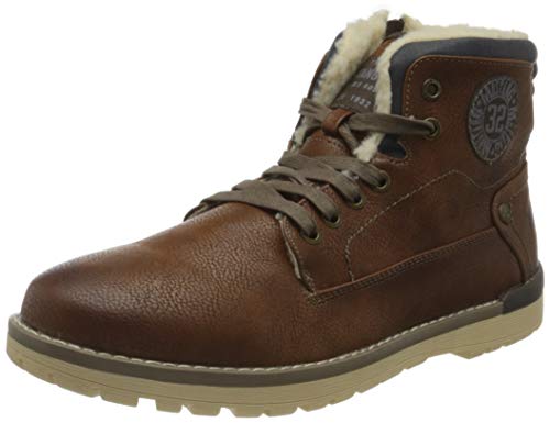 MUSTANG Herren 4092-602-307 Stiefelette, cognac, 44 EU von MUSTANG