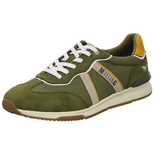 MUSTANG Herren 4176-305 Sneaker, Grün Oliv, 45 EU von MUSTANG