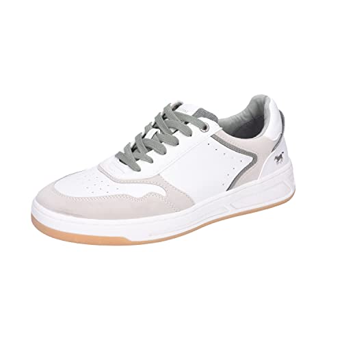 Mustang Herren 4187-301 Sneaker, beige/weiß, 42 EU von MUSTANG