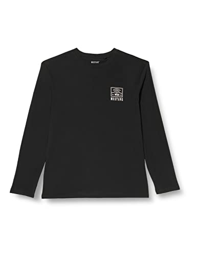 MUSTANG Herren Adrian C Print T-Shirt, Black Beauty 4185, 3XL von MUSTANG