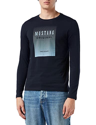 MUSTANG Herren Adrian C Print T-Shirt, Sky Captain 5323, 5XL von MUSTANG