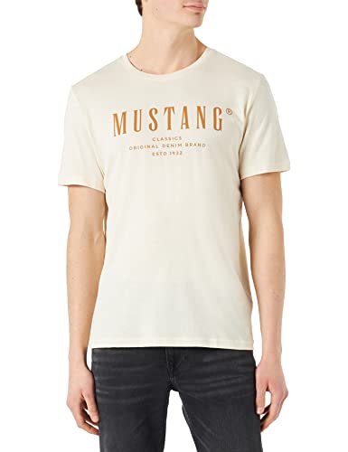 MUSTANG Herren Alex C Print T-Shirt, Birch 2040, 3XL von MUSTANG