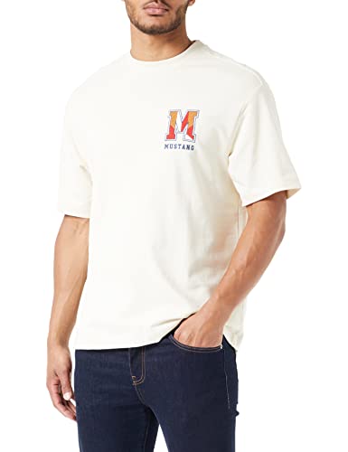 MUSTANG Herren Andrew C Embro T-Shirt, Birch 2040, 3XL von MUSTANG