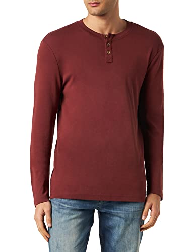 MUSTANG Herren Anton H Henley Henley-Hemd Westlich, Andorra 3232, L von MUSTANG